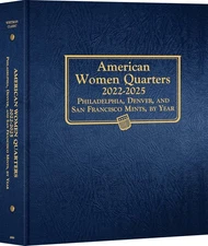 Whitman Classic® Coin Album - American Women Quarters: 2022-2025 (P, D, & S Min