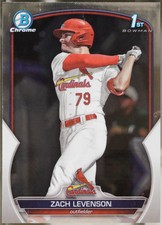 2023 Bowman Draft #BDC-149 Zach Levenson Chrome Baseball EX