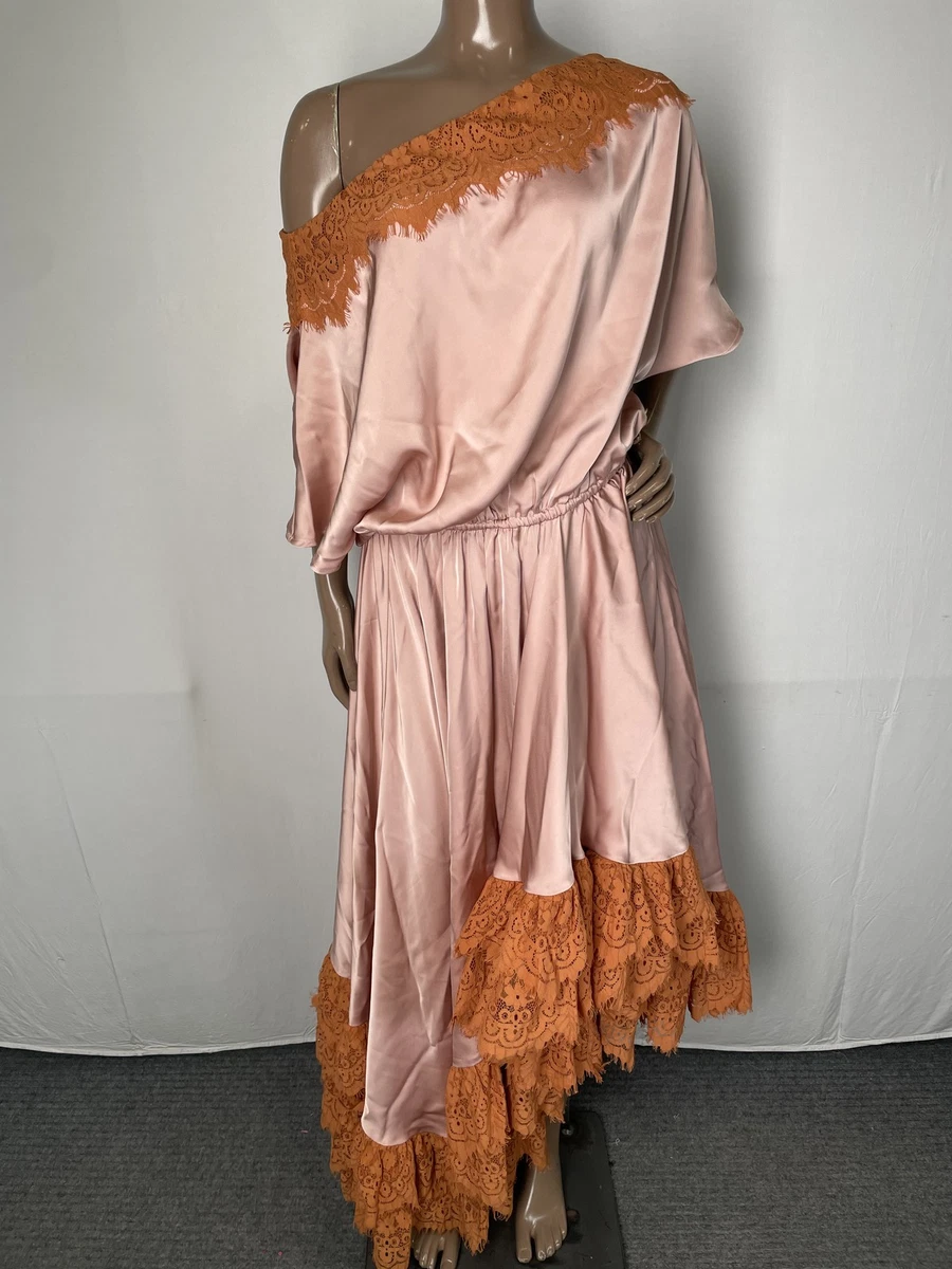 Lace A-Line Orange Dresses for Women for sale | eBay