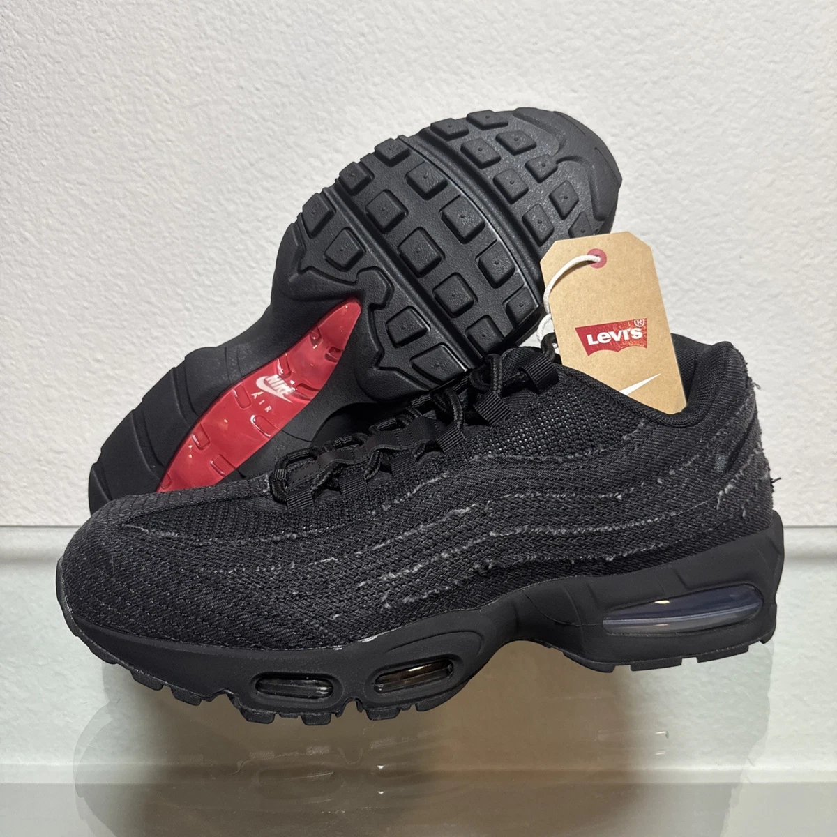 Levi's x Nike Air Max 95 OG Black Anthracite Men's Size 11.5