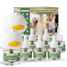 8-in-1 Calming Diffuser for Dog   Pheromone-Based Dog Anxiety Relief, 2 Plug-...