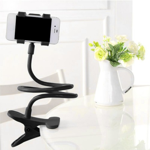 Support de téléphone col de cygne flexible multifonctionnel lit paresseux support de bureau bras long - Photo 9 sur 14
