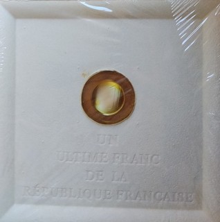 1 franc ultime Starck argent sous blister