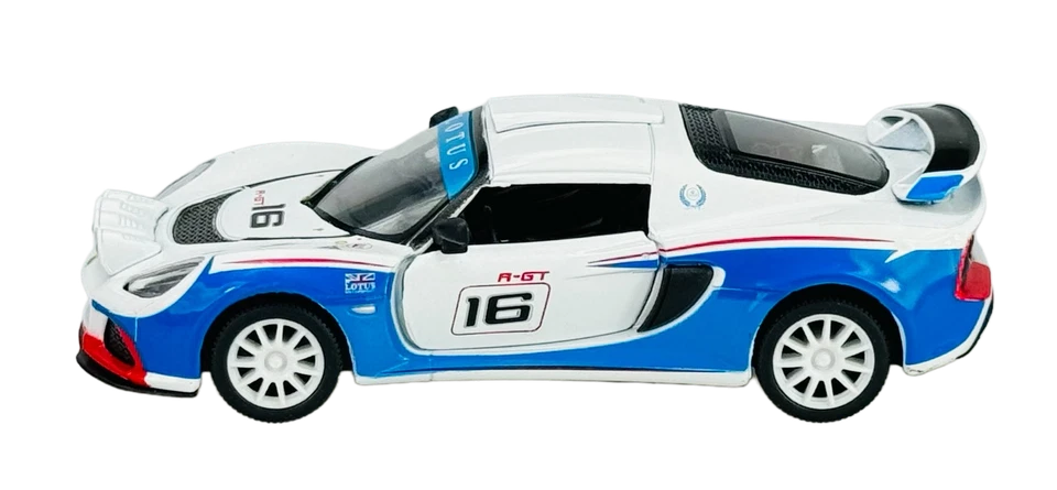 KINSMART 2012 LOTUS EXIGE R-GT WHITE 1:32 DIE CAST METAL MODEL NO BOX NEW - Image 4 of 4