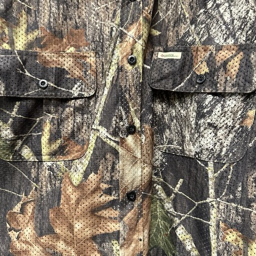 Gander Man Men’s Large L Long Sleeve Button Up Camo Shirt Scentcore Mesh - Picture 3 of 7