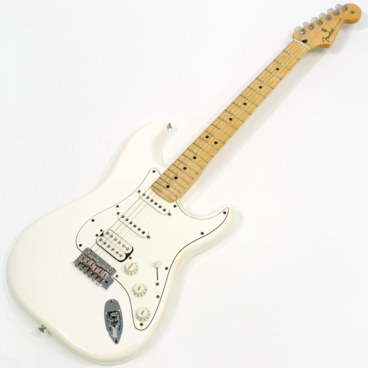 ★Fender Strat PF／used Fender Player Stratocaster HSS Polar White Used | eBay