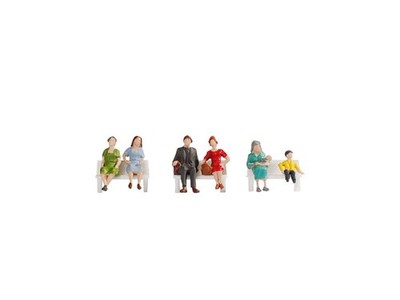 Sitzende Personen (6) Hobby Figurenset Gaugemaster GM3910104