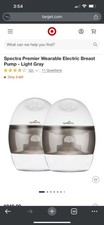 Spectra Premier Wearable Electric Breast Pump - Light Gray