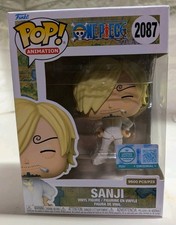 Funko Pop! LE 9500 Pcs: One Piece Sanji GameStop (Exclusive) #2087 DENTS RARE 🔥