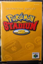 NO GAME- Pokemon Stadium 2 Nintendo 64 N64 Instruction Manual Booklet Only