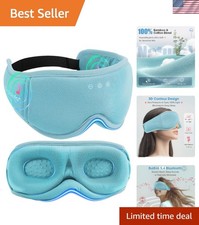BambooCotton 3D Bluetooth Sleep Mask, 2025 New Sleep Headphones, Wireless Com...