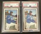 Lot of 2 Ken Griffey Jr Mariners HOF 1989 Bowman #220 Rookie Cards Rc PSA 9
