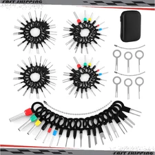 100pc/set Pin Ejector Wire Kit Extractor Connector Terminal Removal Tool Fit Car