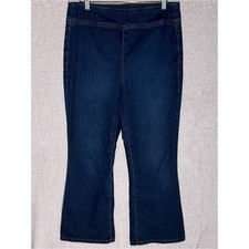 Free People We The Free Women's Dark Indigo Wide Leg Jeans Size M Denim