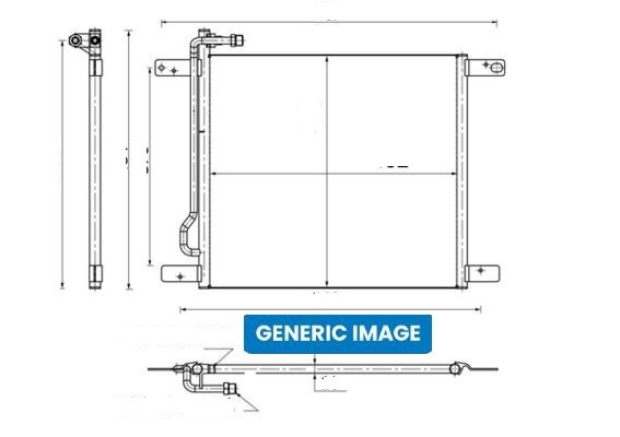Air Conditioning Condenser A/C Air Con Fits Audi A3 Q2 Q3 TT MAHLE AC1112000S - Image 5
