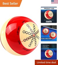 Impact Resistant Poly Cue Ball 6 oz - Ideal Training Tool for Pros and Beginners