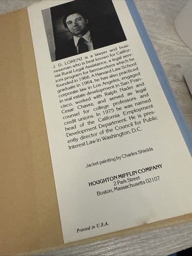 Jerry Brown The Man On The White House By JD Lorenz 1978 - Picture 8 of 8