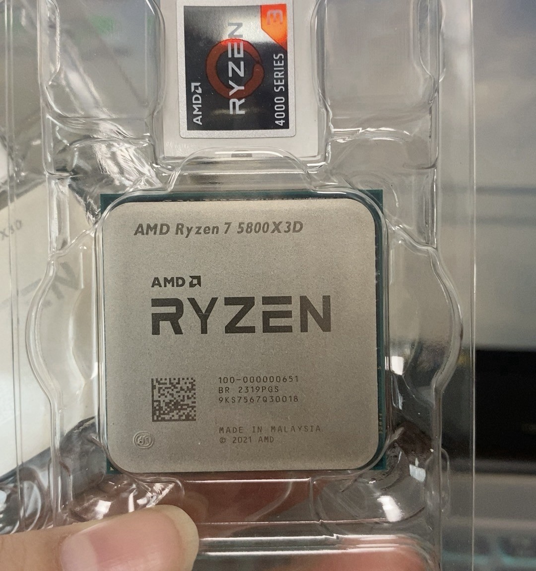 AMD Ryzen 7 5800X3D CPU中古 AMD Ryzen 7 5800X3D R7 5800X3D AM4 CPU Processor 3.4GHz