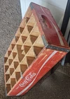 1970s Vintage Coca-Cola Coke 24 Glass Bottle Divide Wooden Wood Crate - Denver