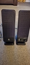 Logitech R10 Computer Speakers with Power Cables Black