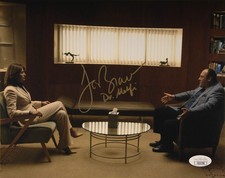 Lorraine Bracco Signed 8x10 The Sopranos Dr. Melfi with Tony Autographed JSA