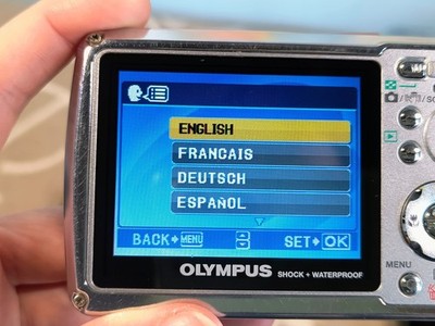 Olympus Mju 725 SW 7.1MP Digital Camera - Red Fully Working Great