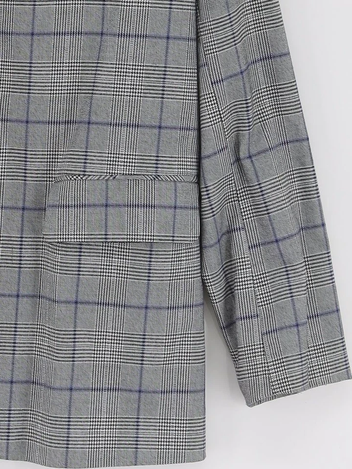 La Redoute Women's Blazer UK 12 Grey Polyester with Elastane, Viscose Overcoat — 第 4/4 张图片