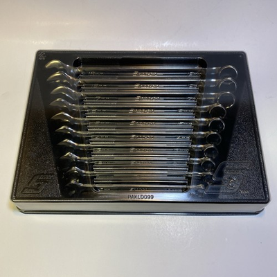 #ad #ad Snap On 10 pc 12 Point Metric Flank Drive Long Combination Wrench Set 10mm–19mm $349.99