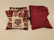 Texas A M Aggies Cornhole Bags. set of 8
