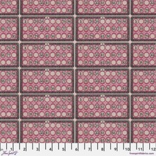 Tim Holtz Palette Palette Pink Numbers Sold by The 1/2 Yard