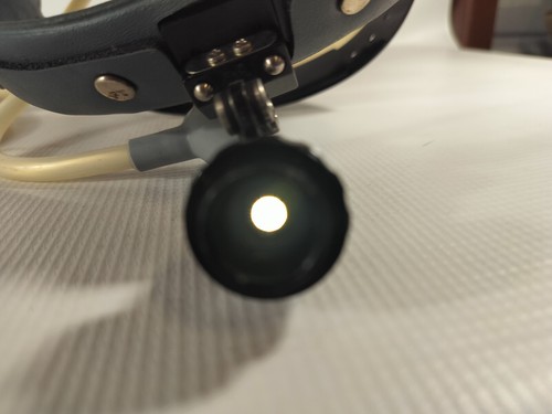 Luxtec 002215 Minilux Headlight with Grey Opaque Fiber Optic Light Cable - Picture 5 of 5