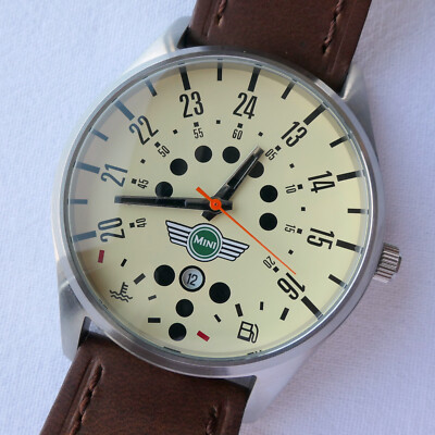 Mini John S Cooper Works JCW Speedometer Racing Classic Retro Sport Design Watch