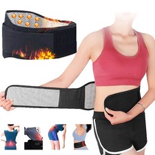 Back Support Brace Belt Lumbar Lower Waist Magnetic Pain Relief Adjust Trimmer