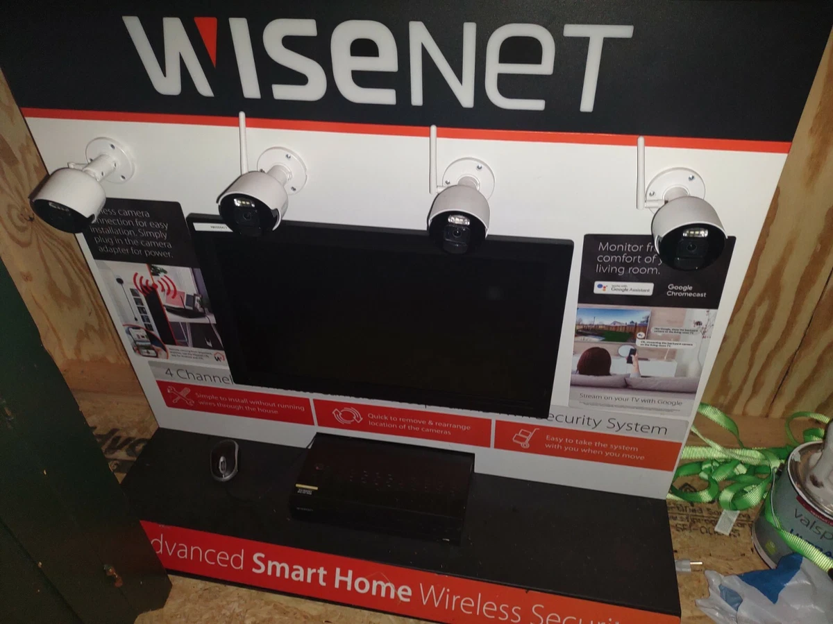 Installing wisenet hotsell security system