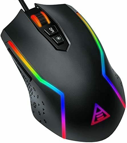 Gaming Mouse, Wired Ergonomic Gaming Mice with 7 Programmable Buttons RGB - Picture 3 of 3