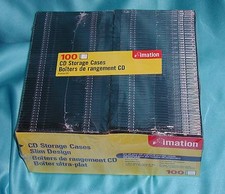 IMATION CD/ Storage Cases 100 NIBDVD Factory New Sealed GreatFIND Super SALE