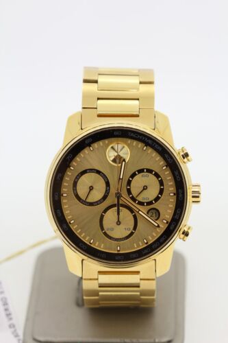 Movado Bold Verso Quartz Gold Dial Men's Watch 3600866
