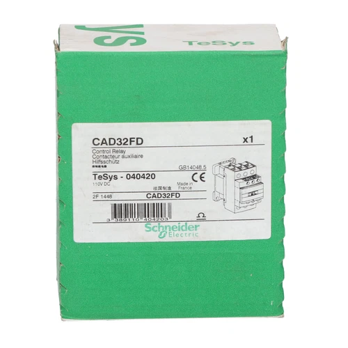 1 piece equipped with Schneider CAD32FD control relay 110VDC 3NO+2NC- - Picture 3 of 3