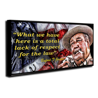 buford t justice fish hooked Smokey & the Bandit Sheriff Buford T Justice Wooden Key Hanger Dog Leash  Holder