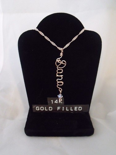 DANA wire name necklace in your choice 