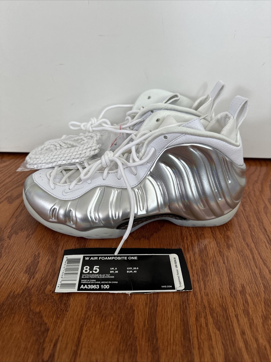 nike air foamposite one chrome