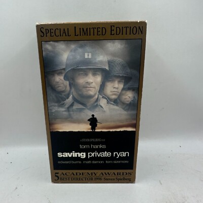 Saving Private Ryan Special Limited Edition VHS 2-Tape Set Tom Hanks Spielberg