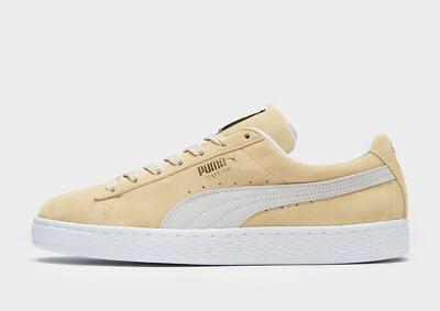Authentic Puma Suede Classic  ( Herren Größe: UK 7,5 EUR 41 ) Pebble-Puma White