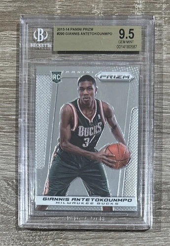 GIANNIS ANTETOKOUNMPO 2013-14 Panini Prizm ROOKIE #290 BGS 9.5 GEM MINT