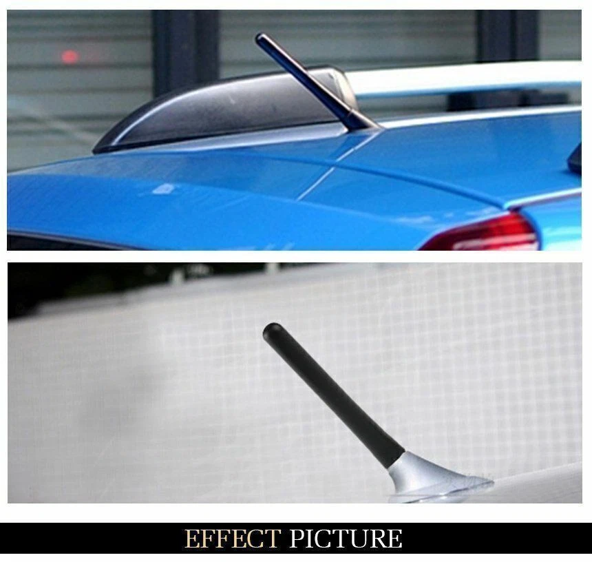 Para FORD F-150 F150 F 150 2009-2023 4" Barra de mástil de antena corta de aluminio AM/FM EE. UU. Foto 4 de 4