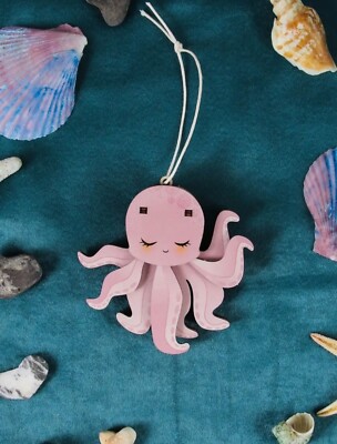 Octopus DIY Pop-Out PostCard-Toy Ornament