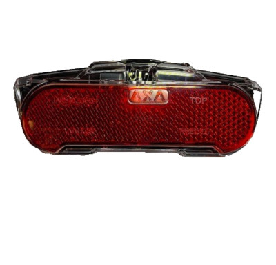 Fahrrad LED Rücklicht m. Standlichtfunktion Gepäckträgerrücklicht 80109 AXA Slim