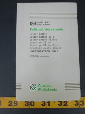 Hewlett Packard HP Polished Worksheets Printer Accessory Model No. C2053A #C03 T
