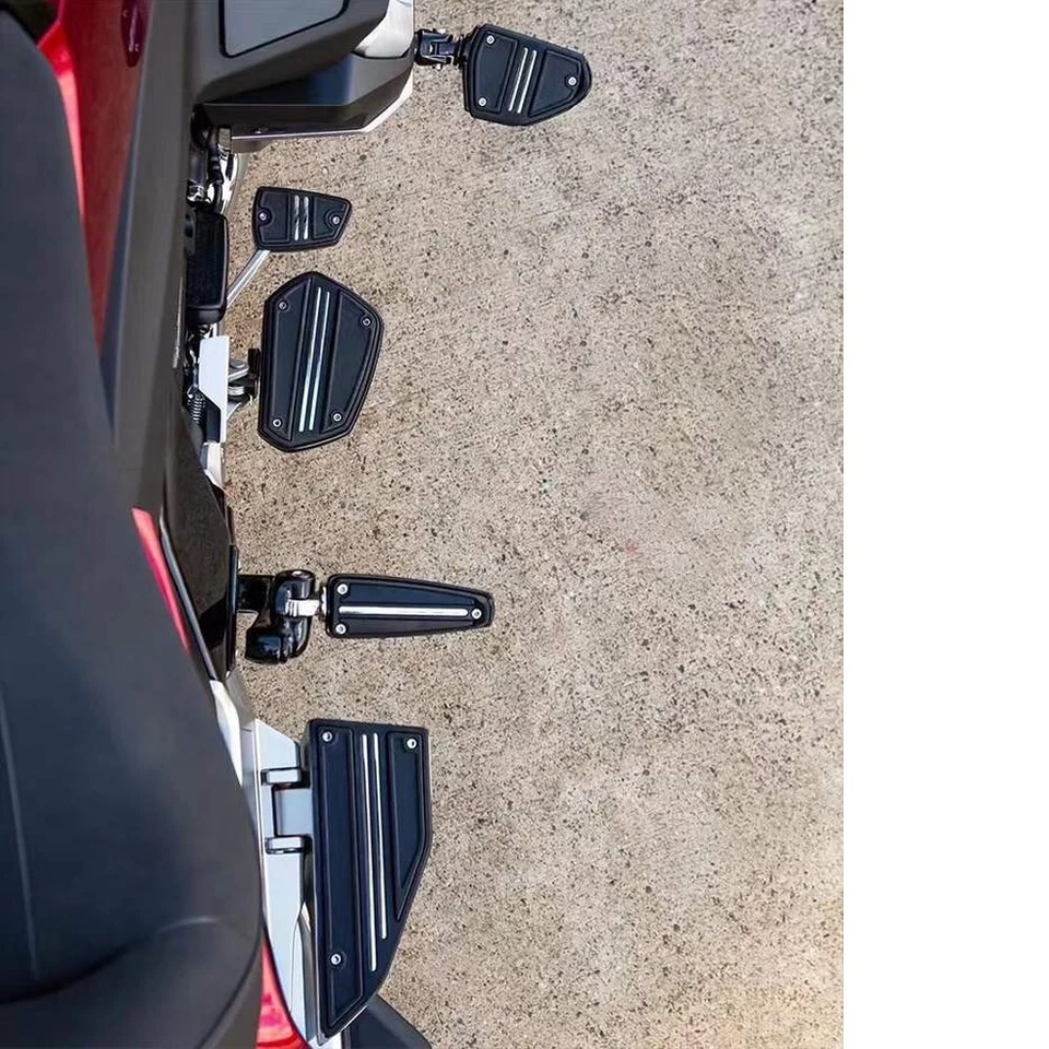 1 par de reposapiés ajustables montados en clavija para Honda Gold Wing GL1800 (2018-2024)  Foto 4 de 4