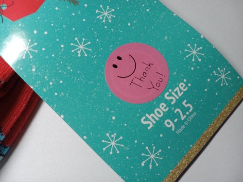 KIDS DISNEY STITCH CHRISTMAS SOCKS SIZE 9-2.5 - Picture 2 of 3